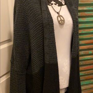 Oversized Ombre Cardigan Sweater